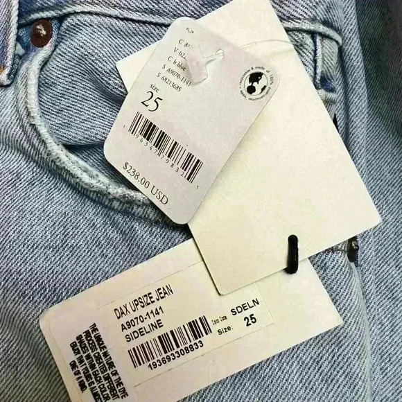 Agolde Dax Upsized Jean In Sideline Size 25 - Picture 11 of 11